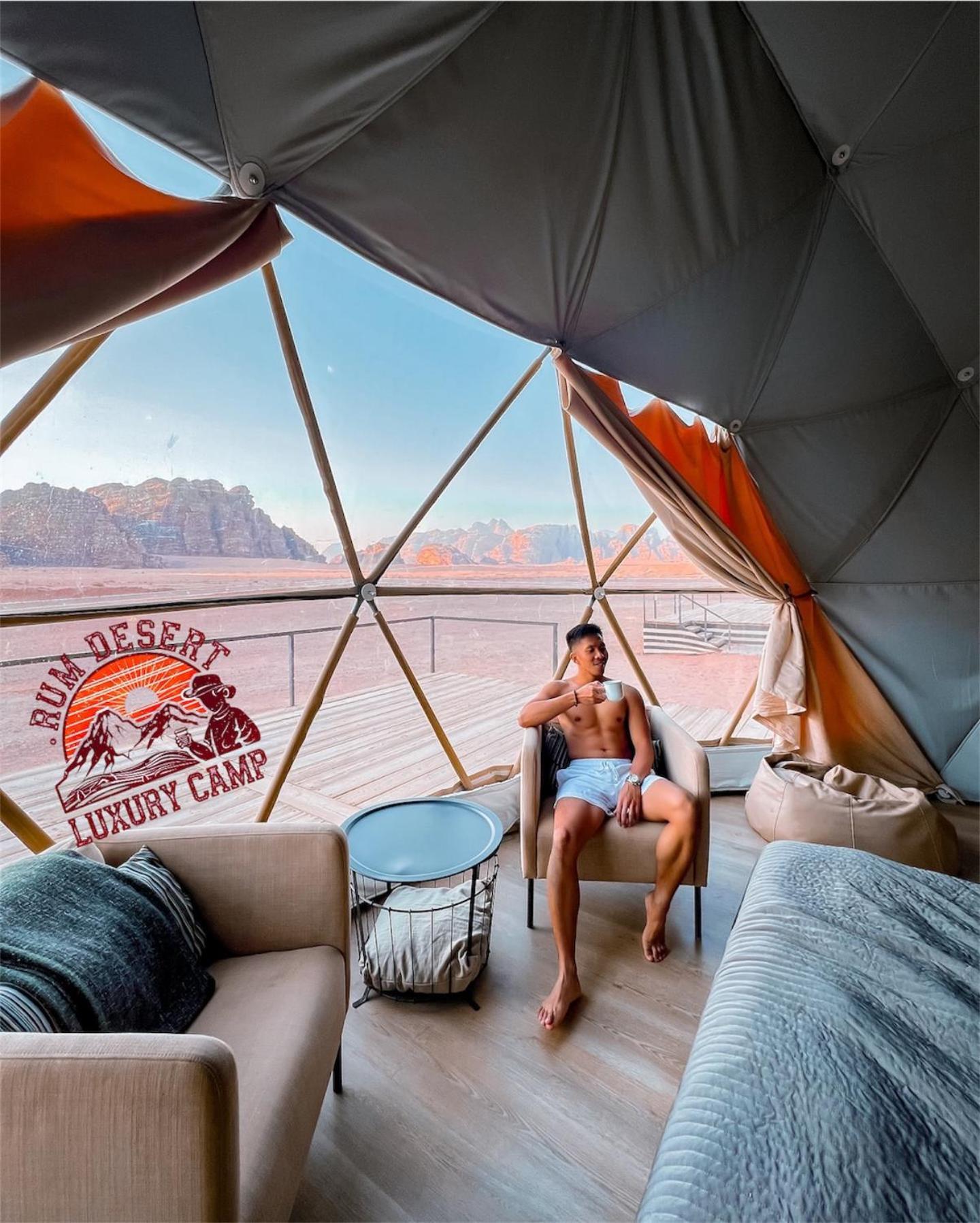 Rum Desert Luxury Camp & Bubble Room Wadi Rum Exterior foto